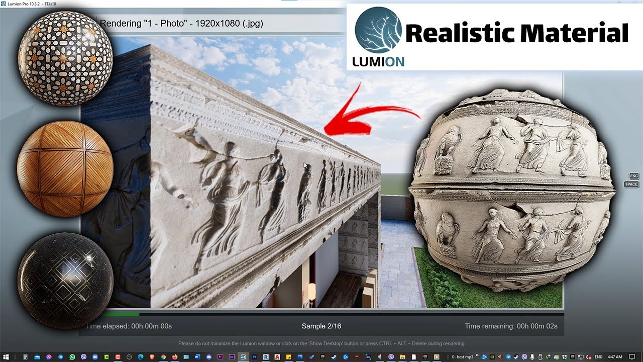 Lumion Realistic Material (Built in Vs Custom)