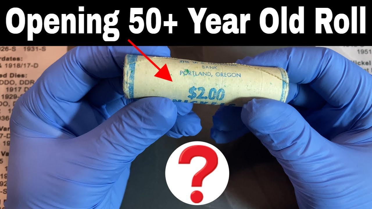 Opening Sealed 50+ Year Old Bank Roll and Searching for Rare Coins