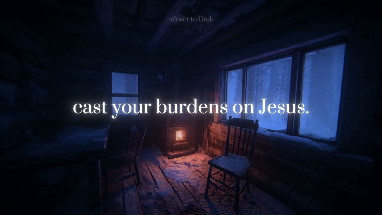cast your burdens on Jesus.
