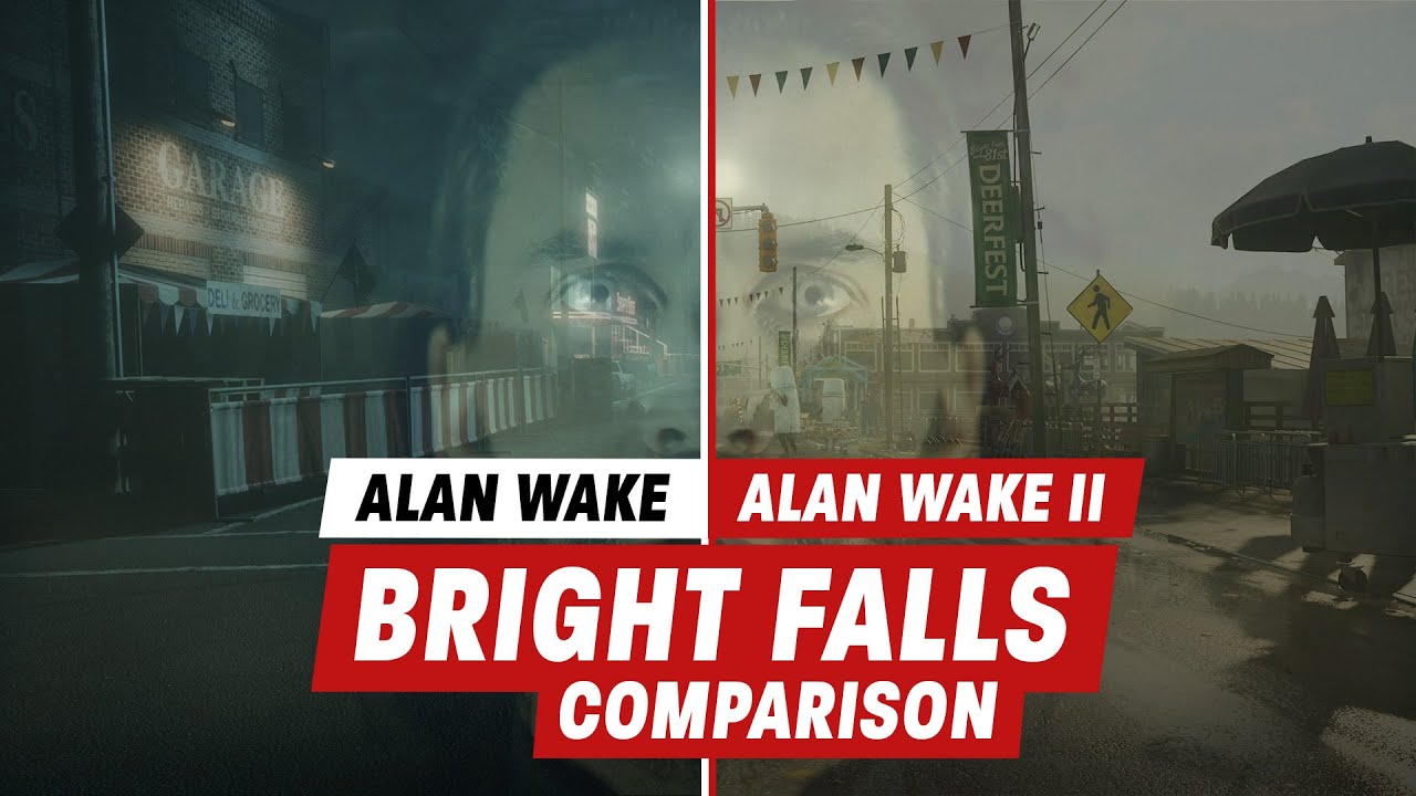 Alan Wake 2 vs. Alan Wake Bright Falls Comparison