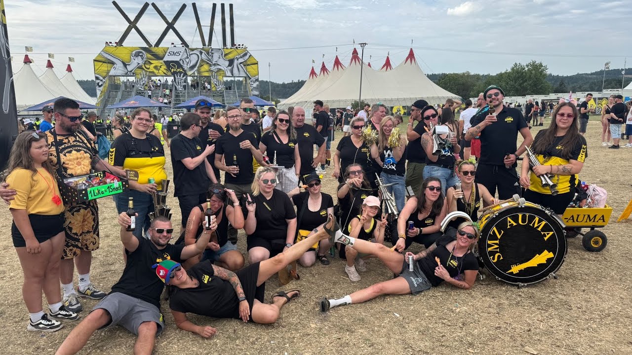 SMZ AUMA vs. SMS XXVII (SchalmeienMusikZug Auma beim Festival SonneMondSterne 2025)