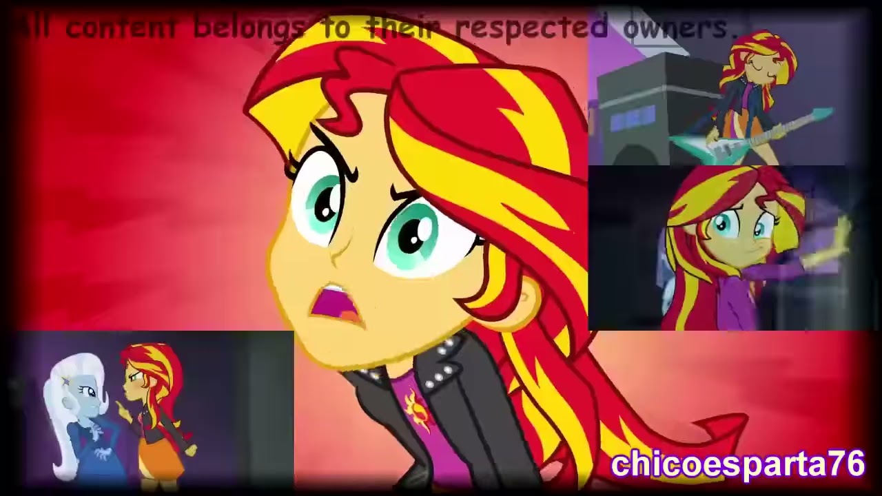 (REUPLOAD) [Especial de Navidad] Sunset Shimmer tiene un Sparta Dark Heart Mix ~ETERNAL~ (V2)