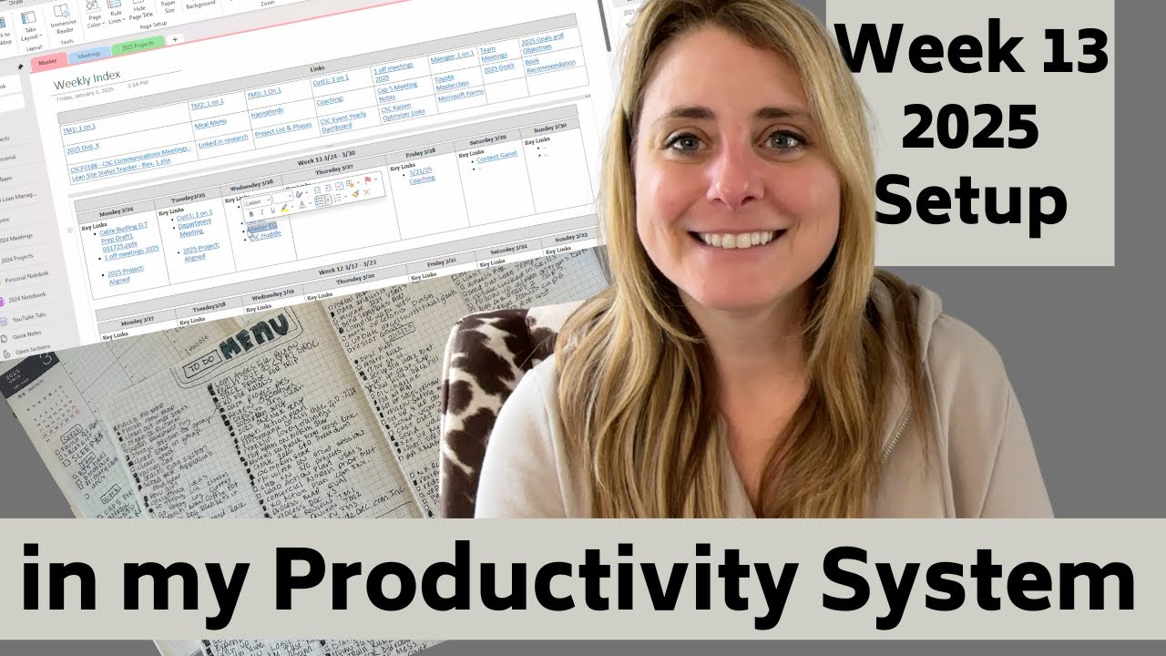 Weekly Productivity Setup | Week 13 2025 March