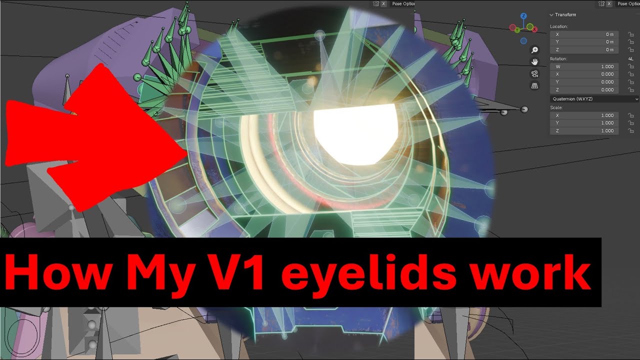 How my V1 ultrakill eyelids work