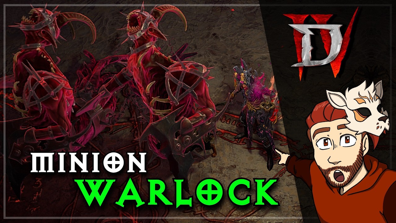 Easiest Leveling to Endgame Warlock Build? Minion Warlock Guide on Maxroll Diablo 4 LoH