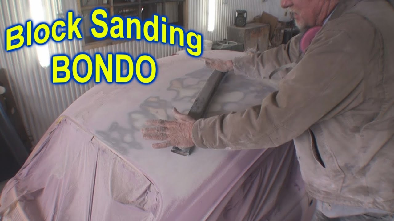How To Sand Bondo - Automotive Paint And Body Tech Tips