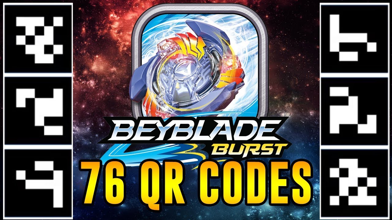86 QR КОДЫ К БЕЙБЛЕЙД -  BEYBLADE BURST HASBRO APP