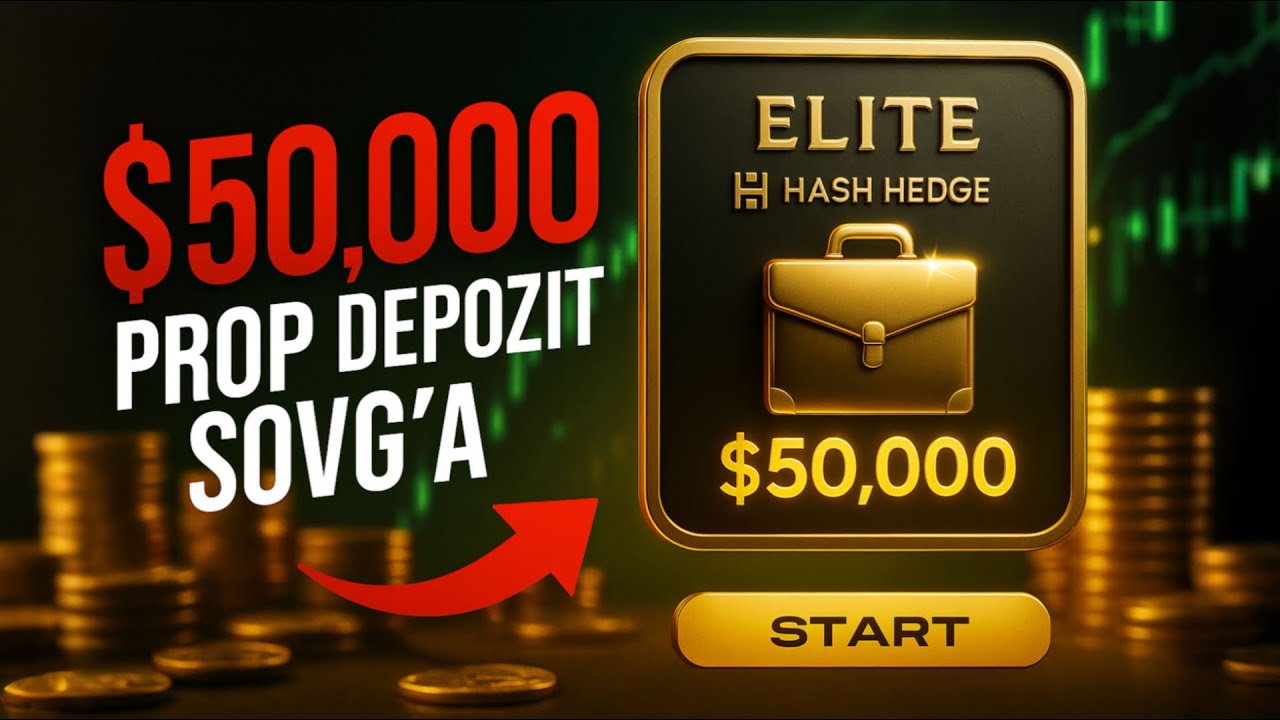 50.000$ PROP KIMGA ? | Crypto Prop | Hash Hedge |