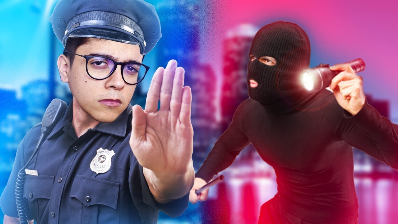 VIREI POLICIAL E PRENDI OS BANDIDOS! ⭐😎