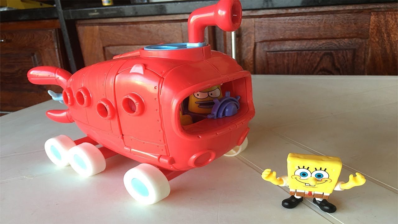 COMPREI O ÔNIBUS DO BOB ESPONJA DE BRINQUEDO!