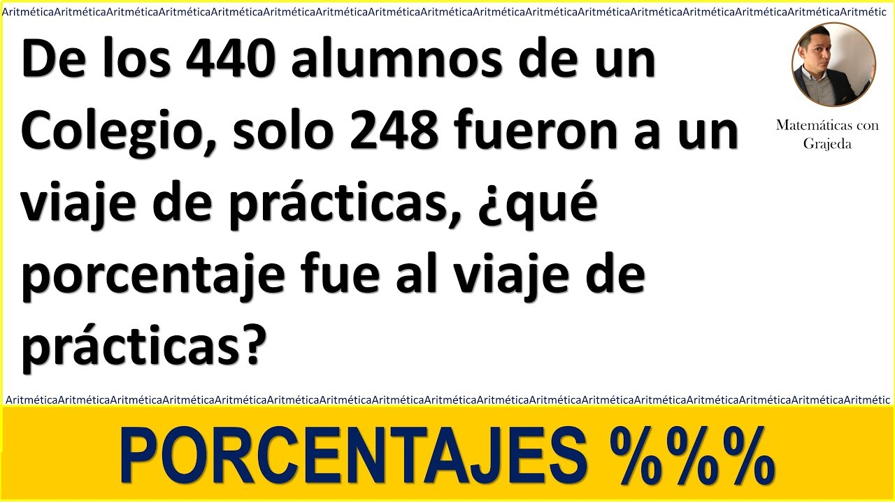 Problema de porcentajes | Fácil de entender