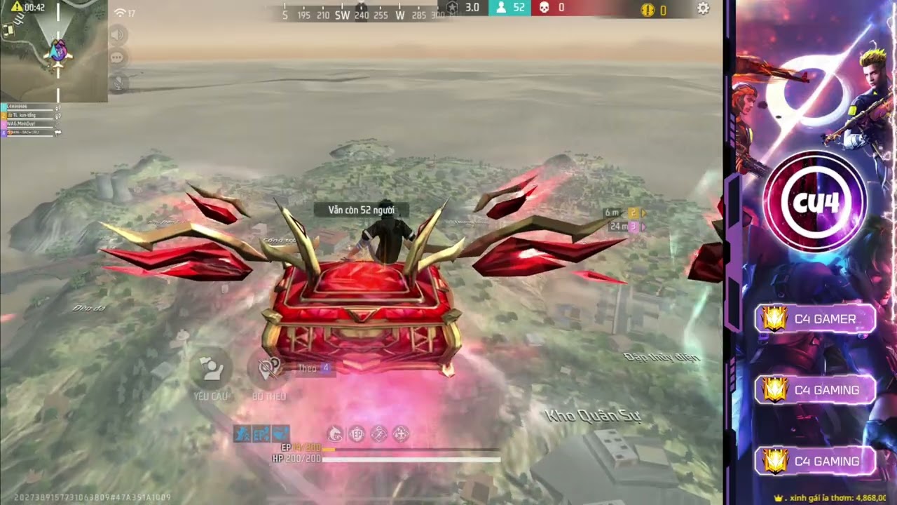 [Free Fire] C4 Gaming live 27-02. Truy T&igrave;m Kho B&aacute;u C&ugrave;ng C4#giftcodegarena #c4 #freefire