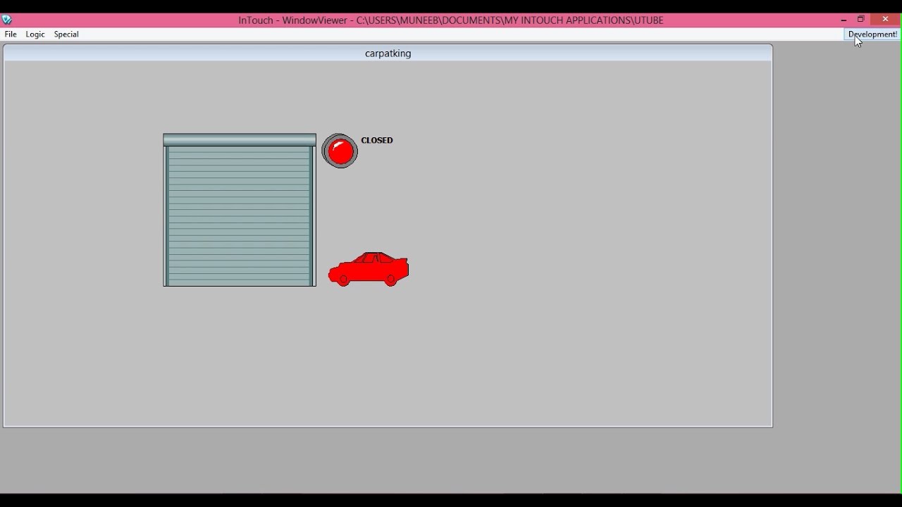 How To Make A Car Parking Simulation In Scada Wonderware..