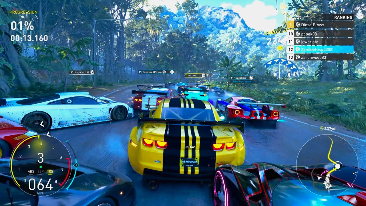 Stealing 1st Place Last Second In The Grand Race..