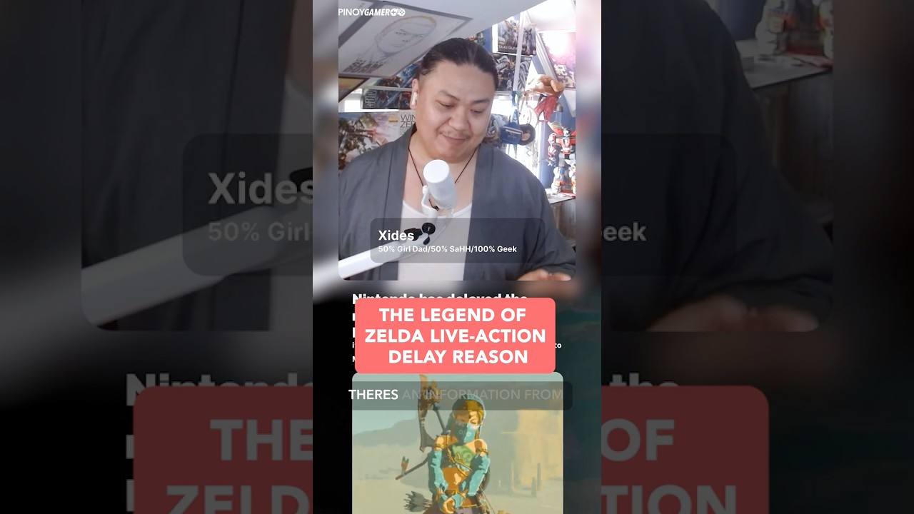 The Legend of Zelda live-action delay Reason #zelda #ph#pinoygamer #podcast  #shorts #shortsph