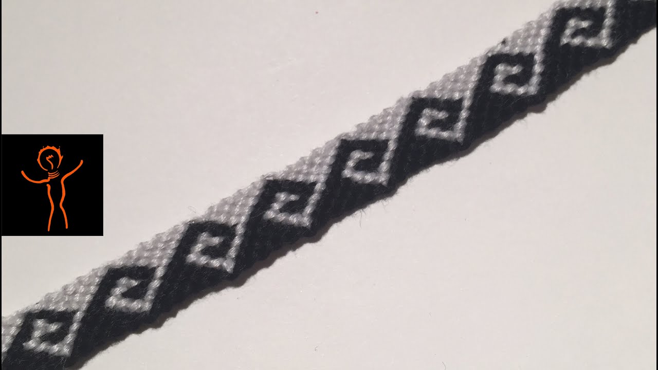 Dobrý nápad - Jak na to? - Náramek přátelství ( Řecká vlna / Greek Wave )