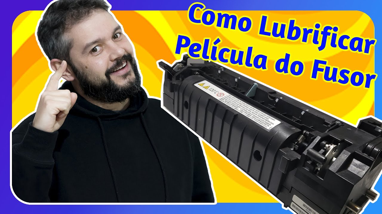 Como Lubrificar a Película do Fusor - Ricoh SP C307