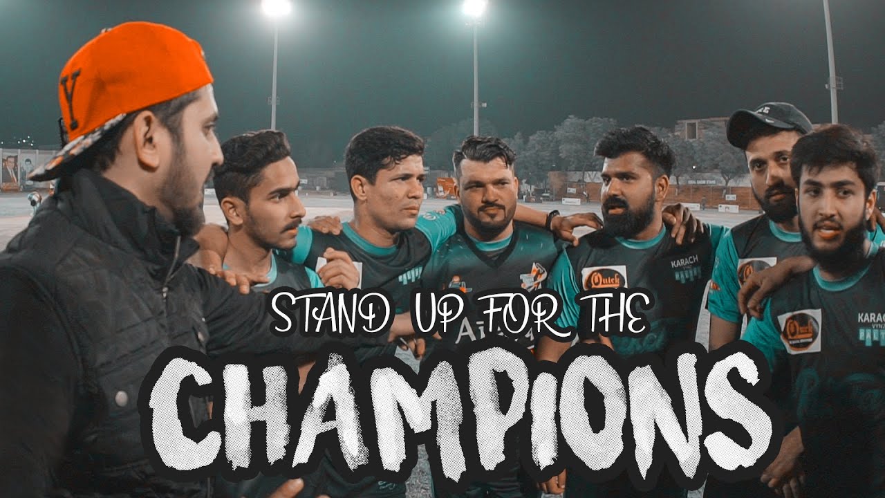 STAND UP FOR THE CHAMPIONS | PAkistan Youtubers Cup 2020 | Karachi Vynz | Mansoor Qureshi MAANi