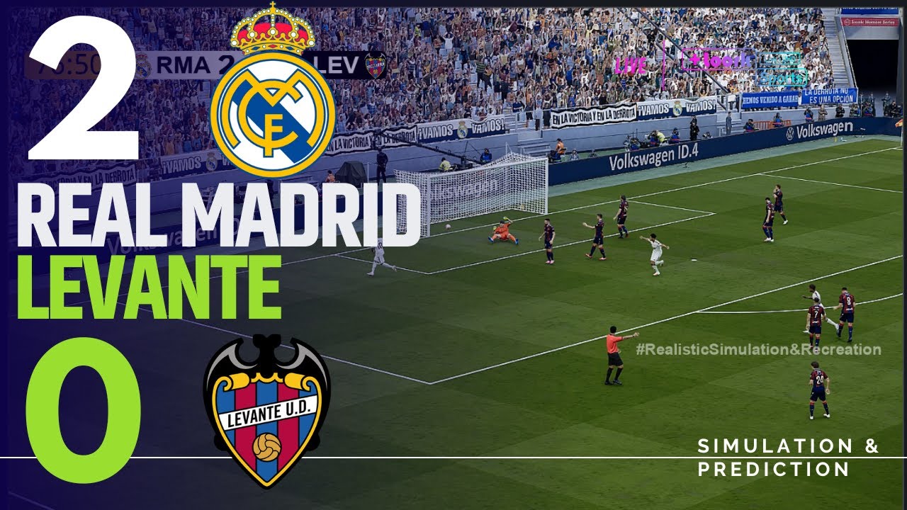 REAL MADRID  2-0 LEVANTE | LALIGA 2025-2026 | Match Highlights  Simulation/Recreation