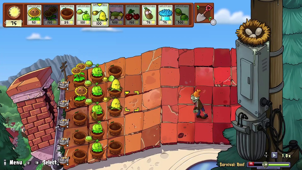 Plants vs Zombies: (Survival)