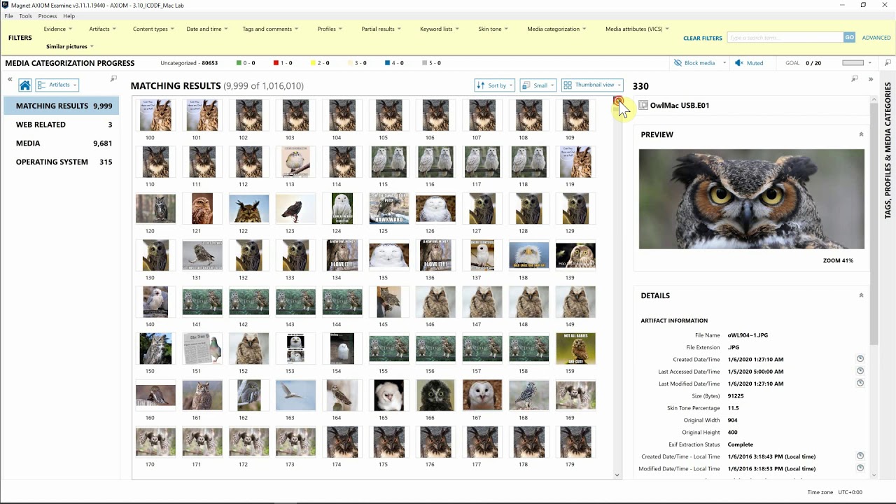 Find Similar Pictures in Magnet AXIOM 4.0