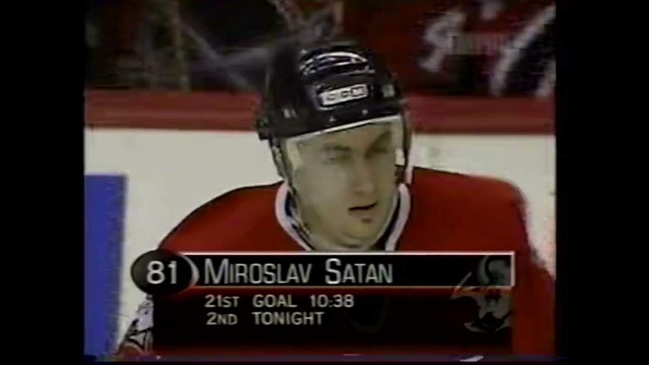 Miroslav Satan 2nd Goal - Sabres vs. Devils, 2/17/01