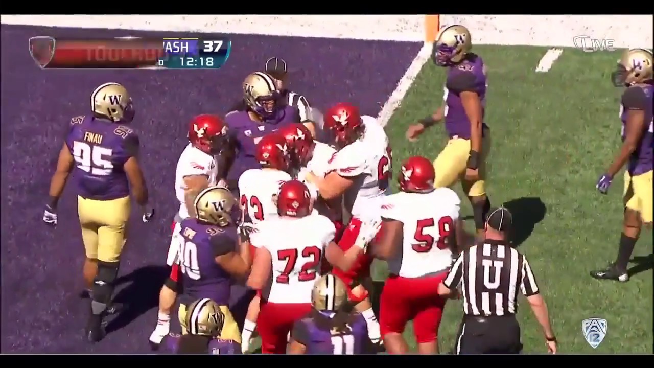 Vernon Adams Jr & EWU Football scores 7TD passes againts UW Football (2014)