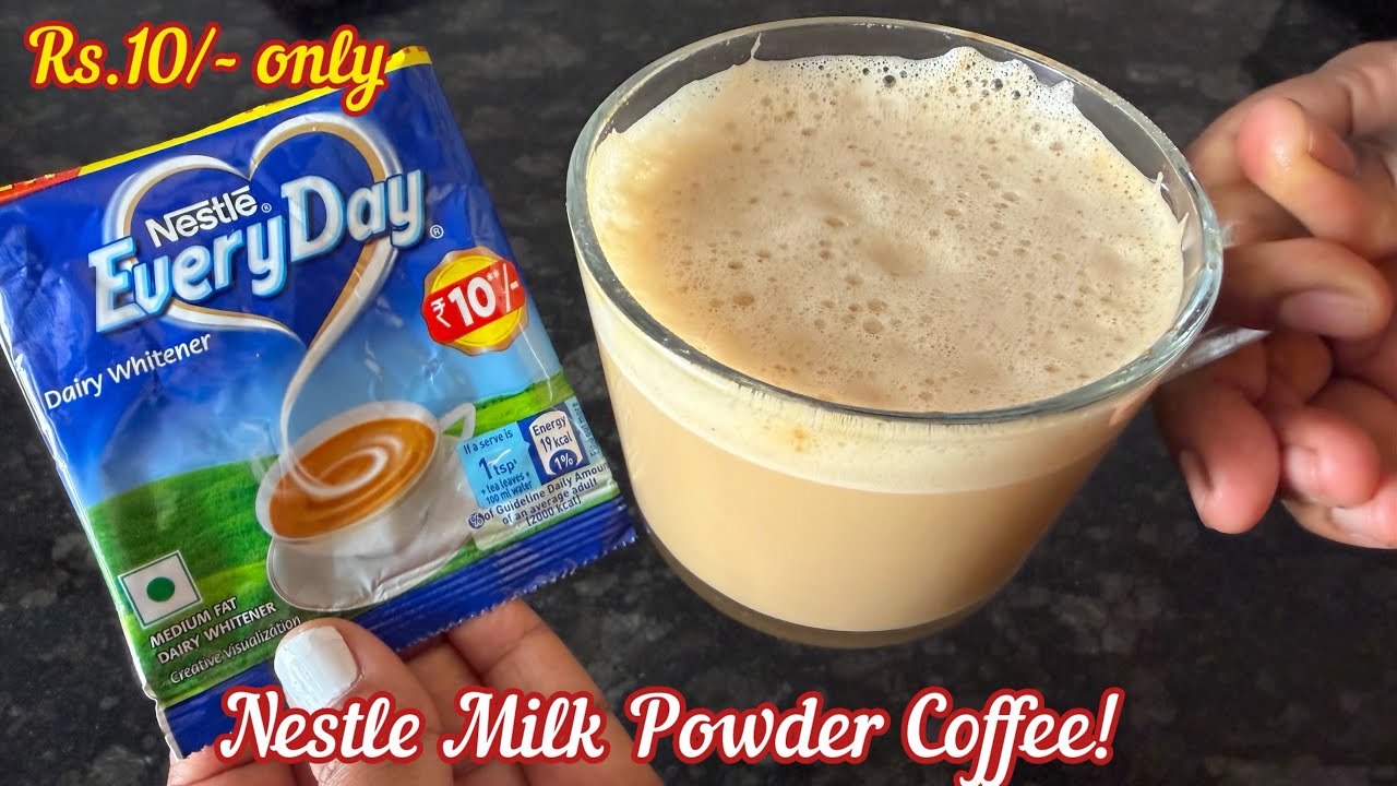 Nestle Everyday Dairy Whitener Coffee Recipe | Perfect Creamy Coffee Recipe with Nestle Milk Powder!
