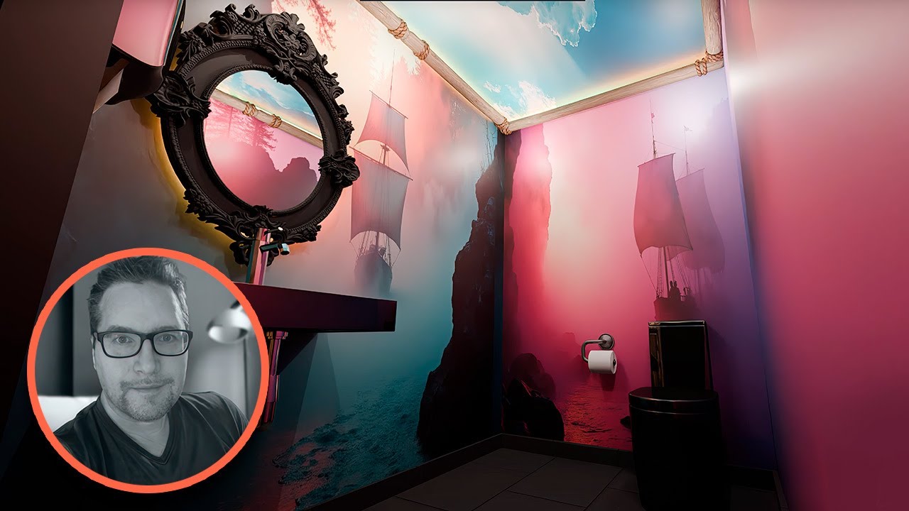Pirate Themed Custom Toilet Design By David Theming Works