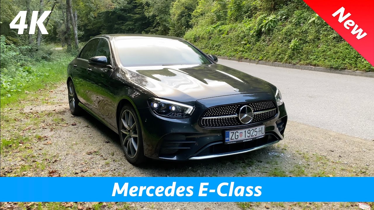 Mercedes E-Class 2021 AMG Line (Facelift) - ПЕРВЫЙ взгляд в 4K | Интерьер - Экстерьер (день-ночь)