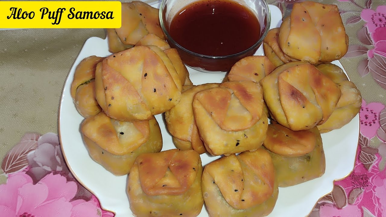 Aloo Puff Samosa Recipe | Puff Samosa Recipe |