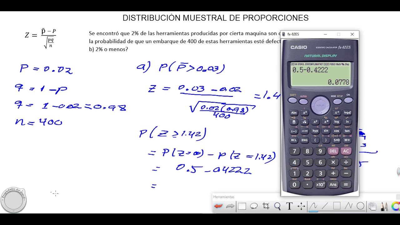 DISTRIBUCIÓN MUESTRAL DE PROPORCIONES
