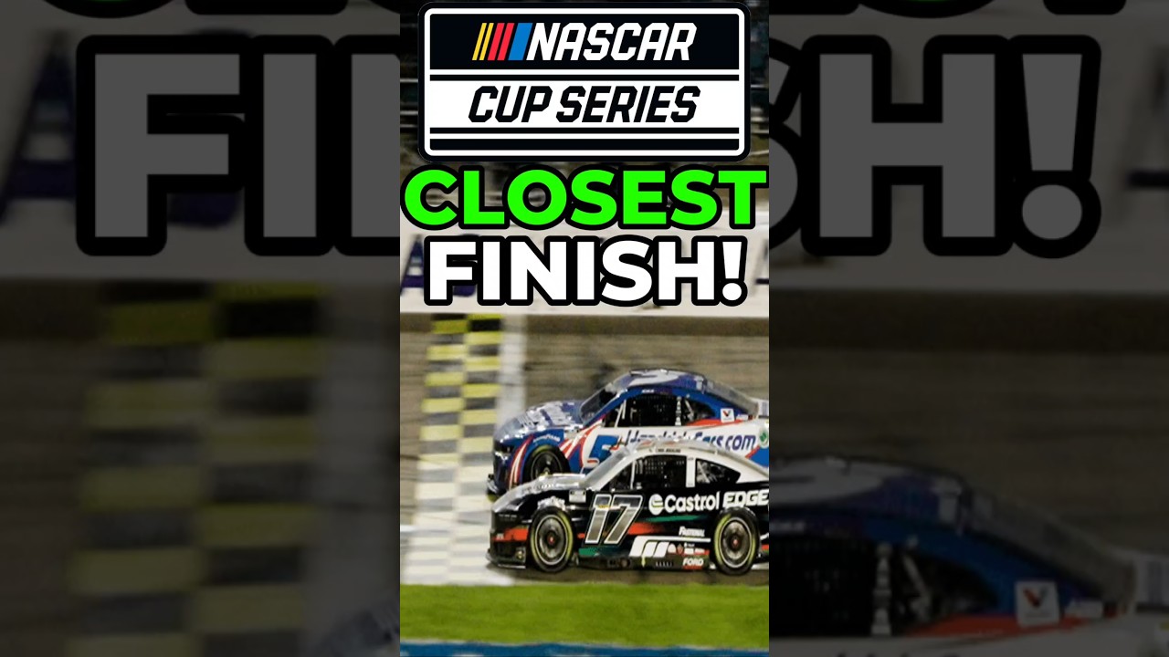 The CLOSEST Finish In NASCAR Cup Series History! 