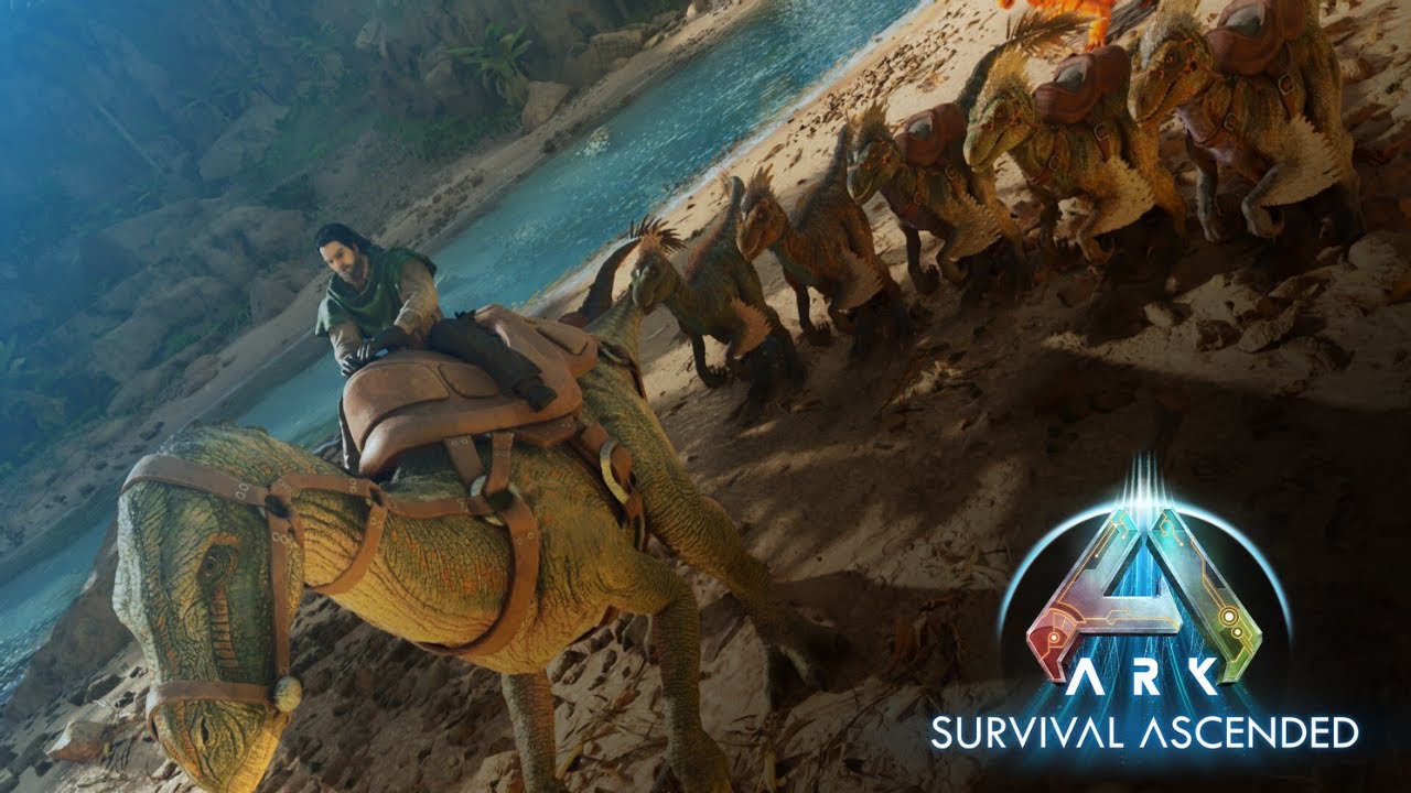 SUBI A MONTANHA POR METAL E VOLTEI COM UM PACK DE RAPTORS 🦖🦖🦖 - ARK ASCENDED EP 2