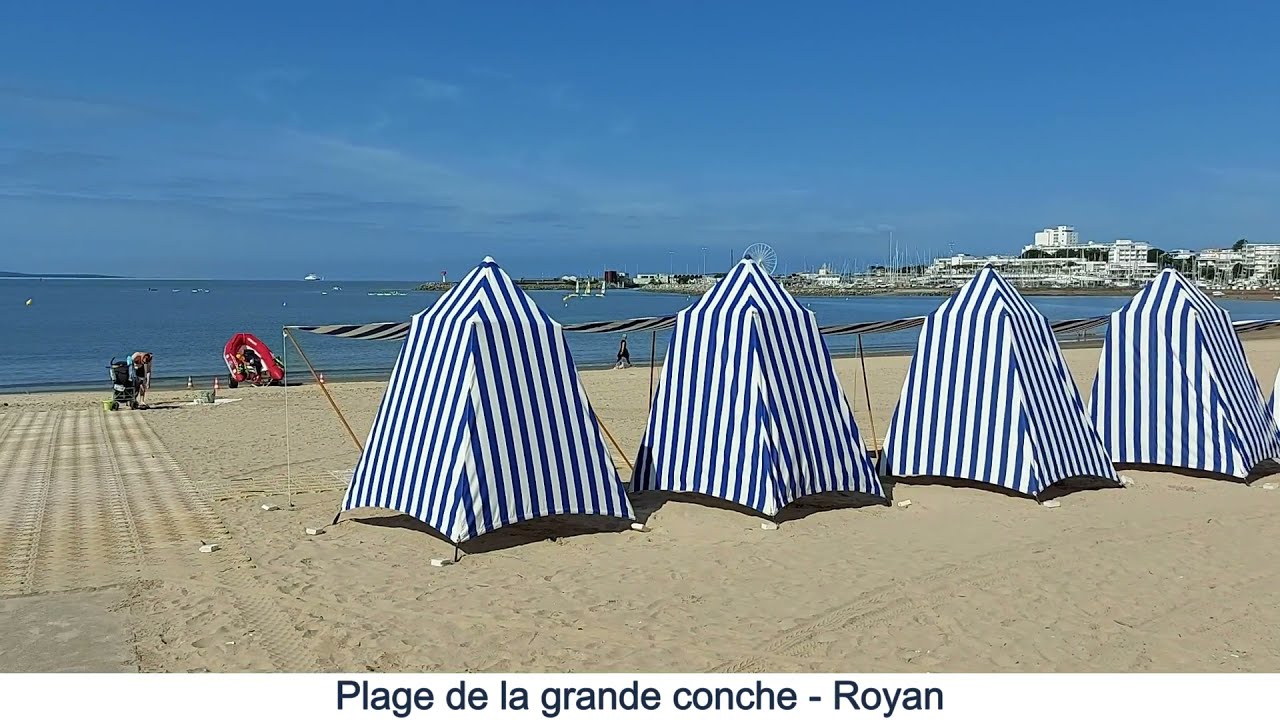 Plage de la Grande Conche Royan -  Découvrez la grande plage de Royan, et profitez du soleil