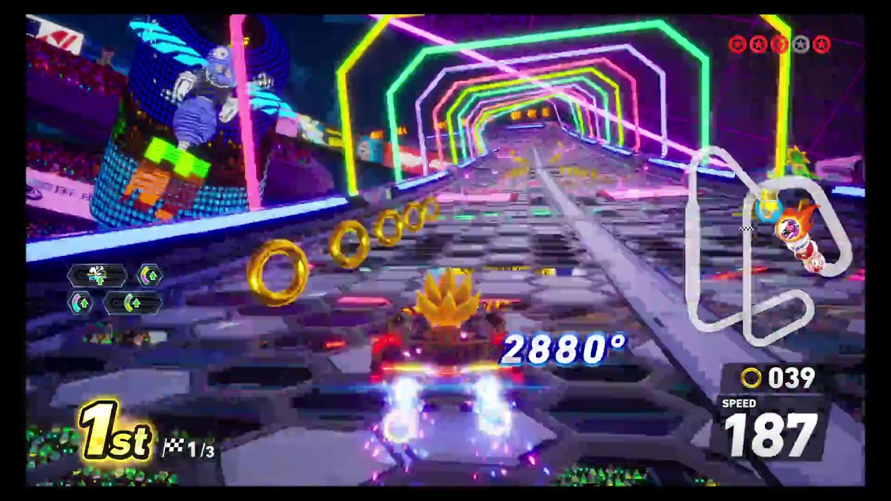 sonic racing crossworlds (unlocking super sonic)
