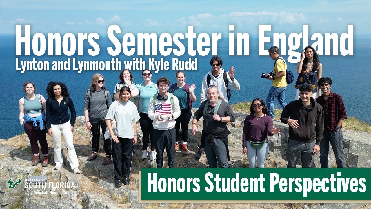 Honors Semester in England: Lynton and Lynmouth with Kyle Rudd | Judy Genshaft Honors College
