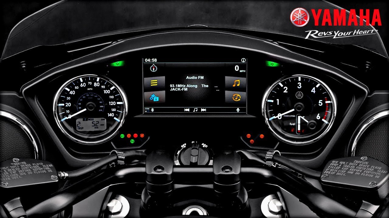 Yamaha Star Eluder Motorcycle Infotainment System