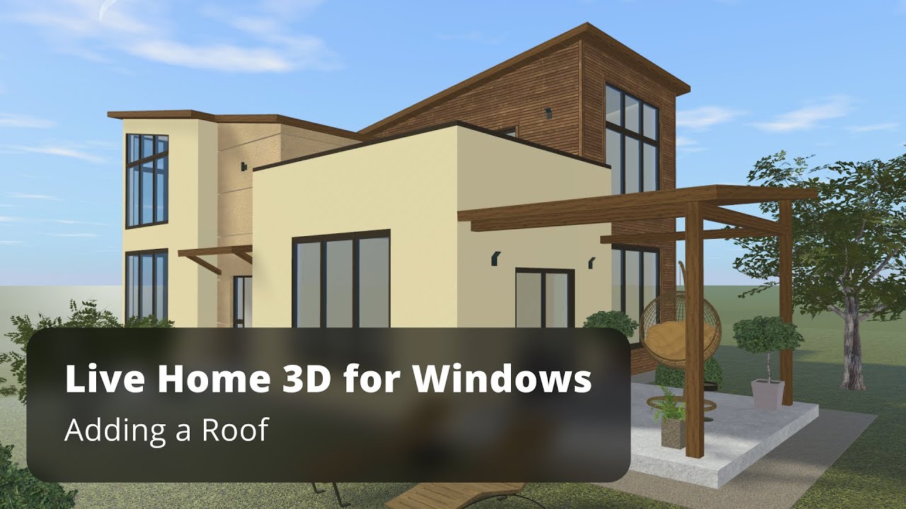 Adding a Roof - Live Home 3D for Windows Tutorials