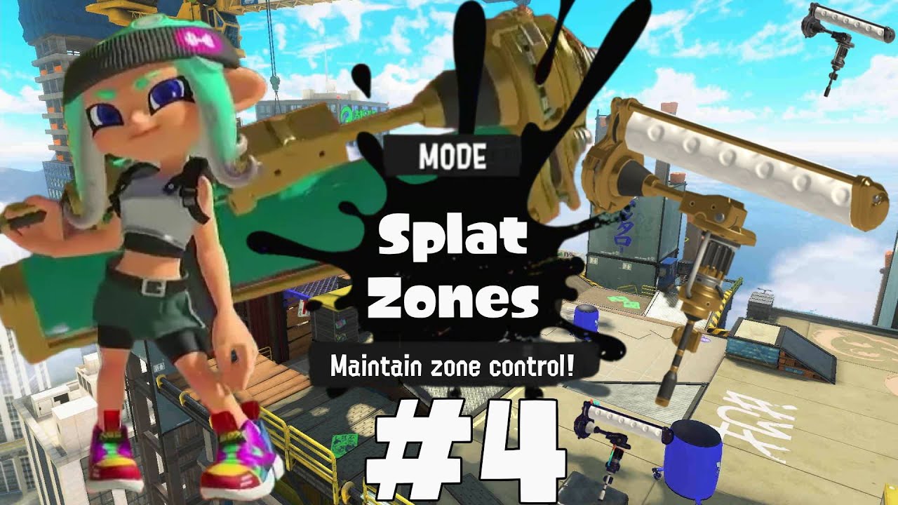 Dynomo Rollers are INSANE!【Splatoon 3】Anarchy Battles (Gold Dynomo Roller) | Splat Zones #4