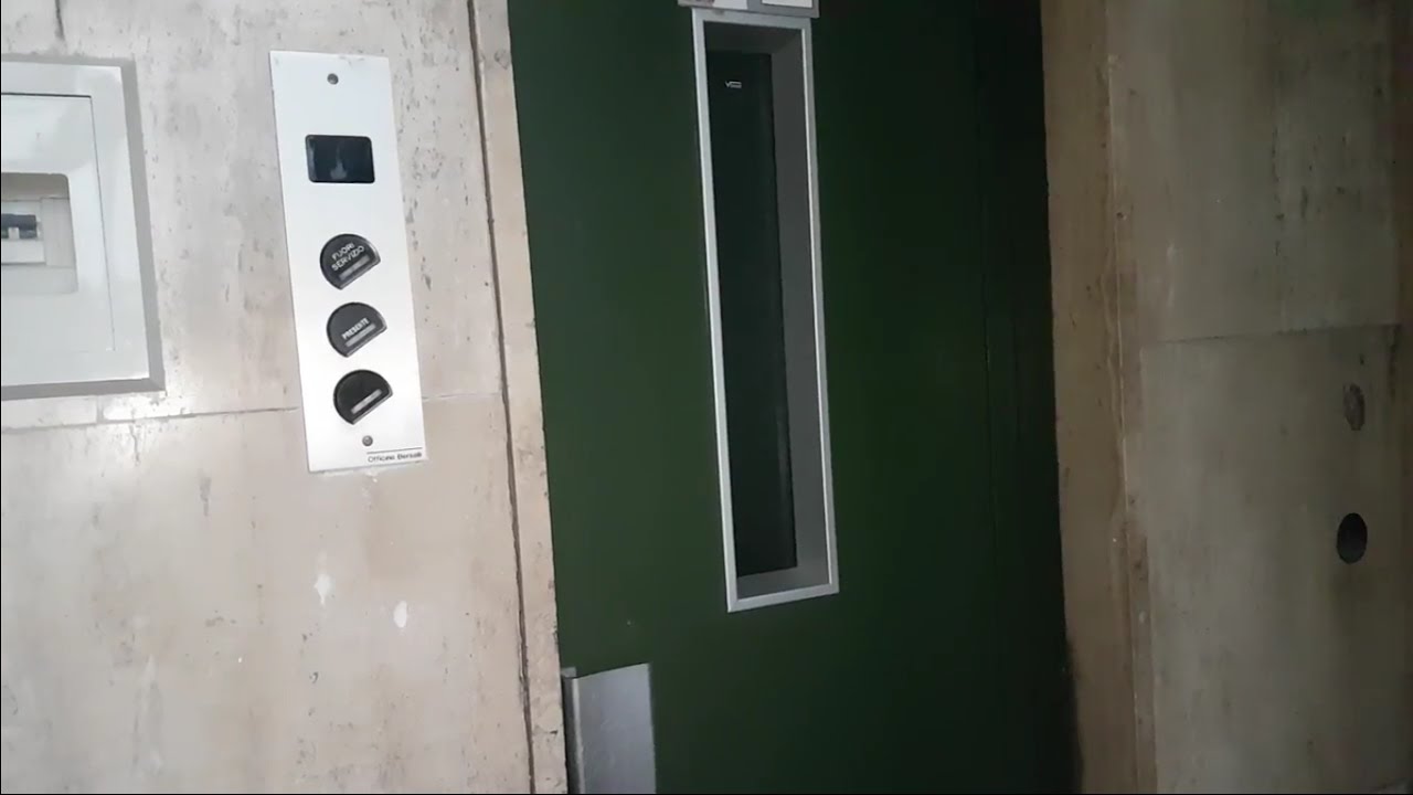 3 1990's Officine Berselli/Akron Traction Elevators@Via D. Fontana 25E, Naples, Italy