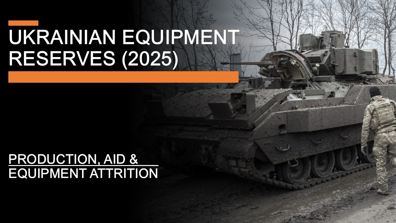 Ukrainian Equipment Reserves (2025) - Production, Aid & Equipment Attrition