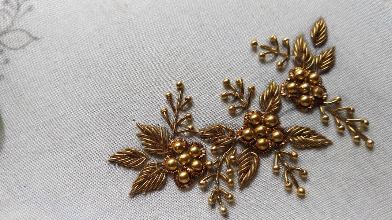 zardosi and beads work