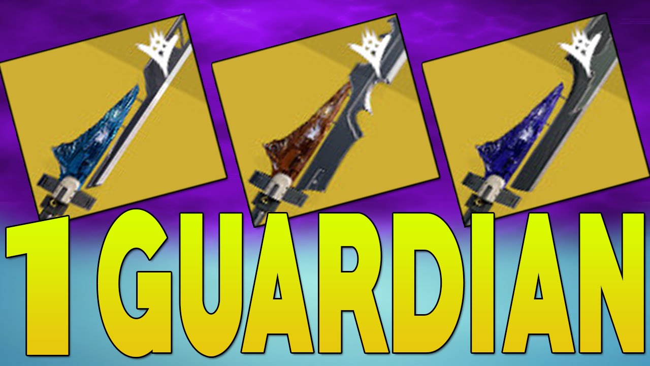 Destiny, How to Get 3 Exotic Swords on 1 Character at Once.