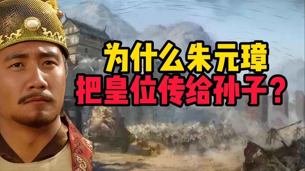 為何朱元璋選擇傳位給孫子？