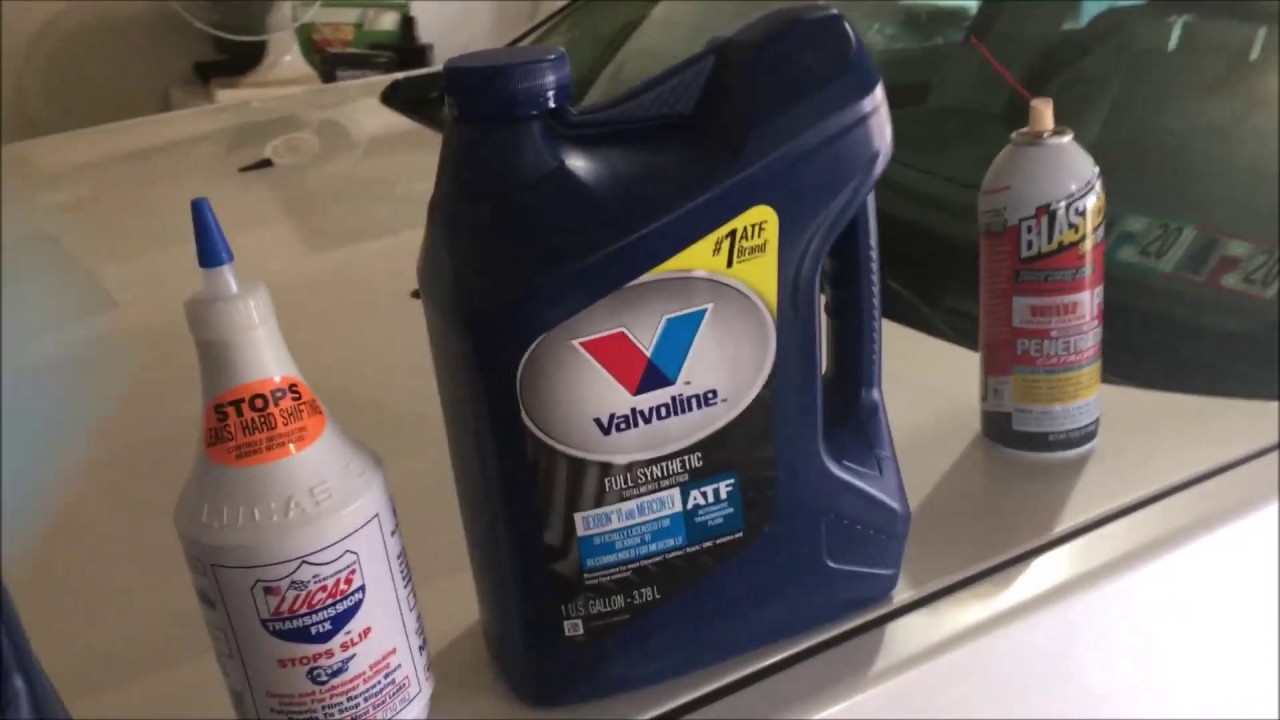 2004 Cadillac SRX Trans fluid change and Lucas Transmission fix.