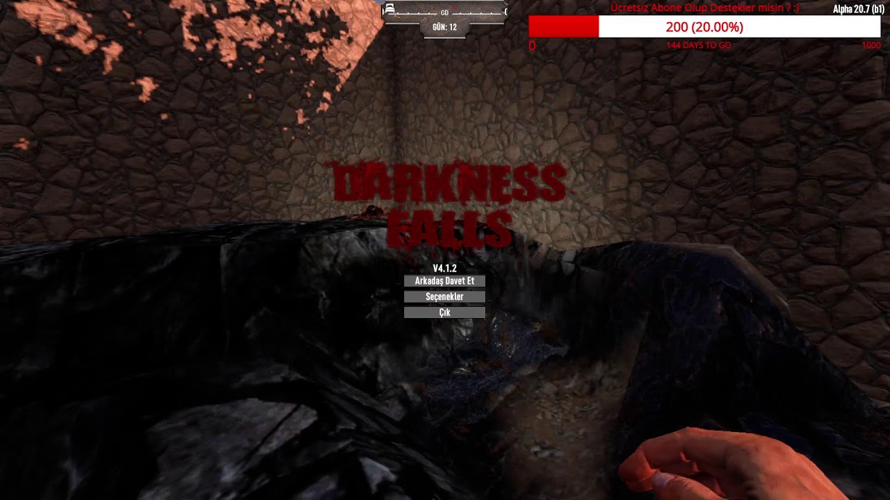 7 DAYS TO DİE DARKNESS FALLS MODU GÜN 11