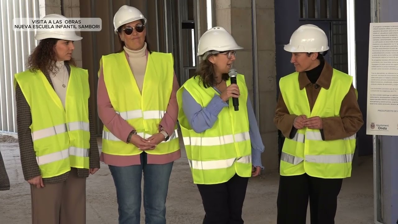 VISITA A LAS  OBRAS NUEVA ESCUELA INFANTIL SAMBORI