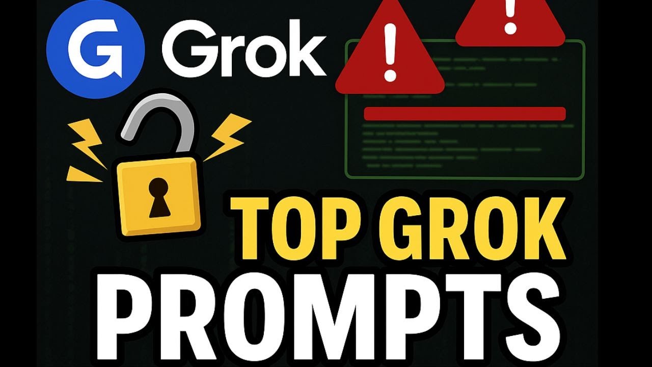 Top 3 Grok AI Prompts You NEVER Knew Existed 🤯 | Feels Illegal to Know!(2025) #ai #youtube