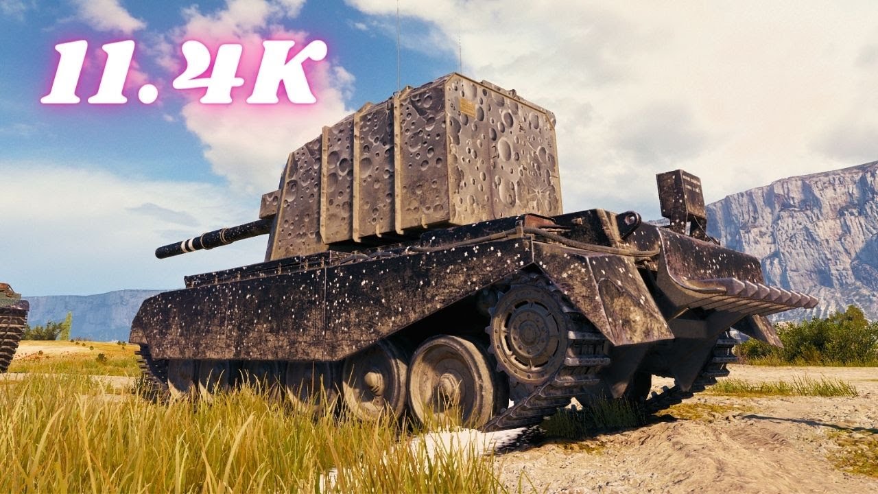 FV4005 Stage II  11.4K Damage World of Tanks Replays